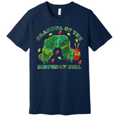 Cute Grandpa Of The Birthday Girl Hungry Caterpillar Premium T-Shirt