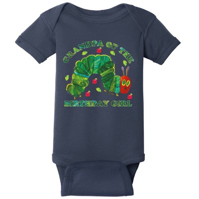 Cute Grandpa Of The Birthday Girl Hungry Caterpillar Baby Bodysuit