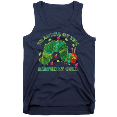 Cute Grandpa Of The Birthday Girl Hungry Caterpillar Tank Top