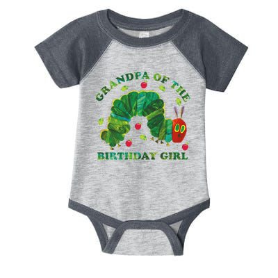 Cute Grandpa Of The Birthday Girl Hungry Caterpillar Infant Baby Jersey Bodysuit