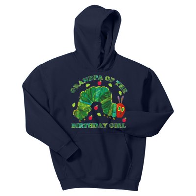 Cute Grandpa Of The Birthday Girl Hungry Caterpillar Kids Hoodie