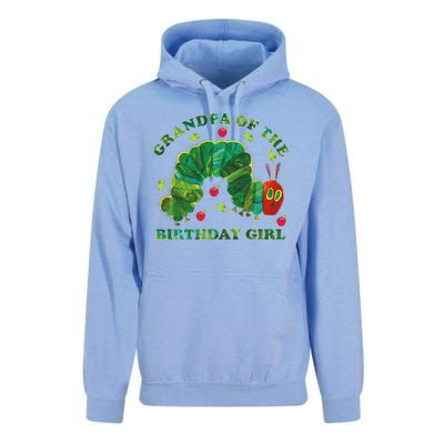 Cute Grandpa Of The Birthday Girl Hungry Caterpillar Unisex Surf Hoodie