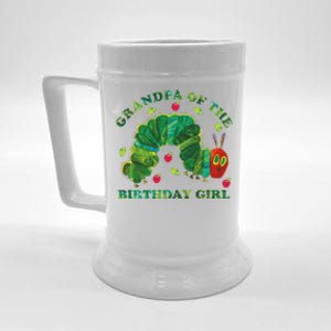 Cute Grandpa Of The Birthday Girl Hungry Caterpillar Beer Stein