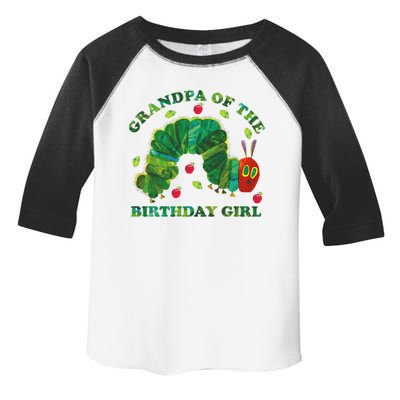 Cute Grandpa Of The Birthday Girl Hungry Caterpillar Toddler Fine Jersey T-Shirt