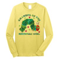 Cute Grandpa Of The Birthday Girl Hungry Caterpillar Long Sleeve Shirt