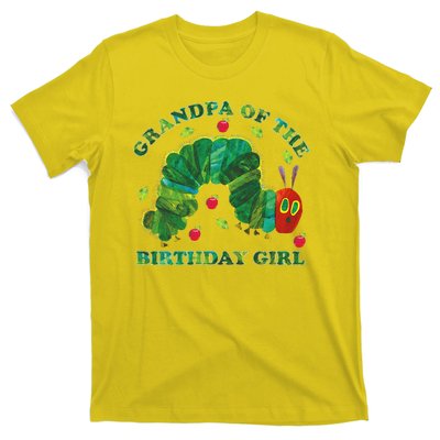 Cute Grandpa Of The Birthday Girl Hungry Caterpillar T-Shirt