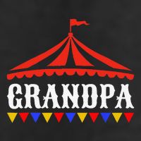 Circus Grandpa Of The Birthday & Carnival Family 7 Panel Mesh Trucker Snapback Hat