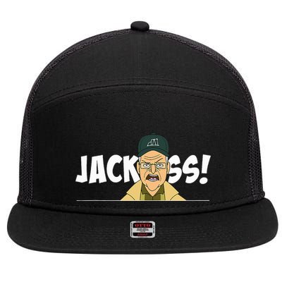 Corner Gas OscarS Catchphrase In White 7 Panel Mesh Trucker Snapback Hat