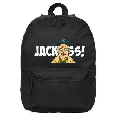 Corner Gas OscarS Catchphrase In White 16 in Basic Backpack