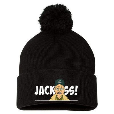 Corner Gas OscarS Catchphrase In White Pom Pom 12in Knit Beanie