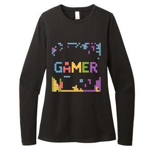 Colourful Gamer Outfit For Nerds Who Play Pc Games Gift Womens CVC Long Sleeve Shirt