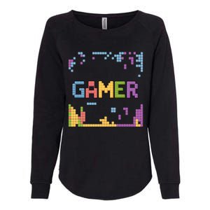 Colourful Gamer Outfit For Nerds Who Play Pc Games Gift Womens California Wash Sweatshirt