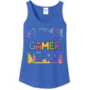 Colourful Gamer Outfit For Nerds Who Play Pc Games Gift Ladies Essential Tank