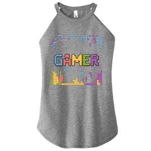 Colourful Gamer Outfit For Nerds Who Play Pc Games Gift Women's Perfect Tri Rocker Tank