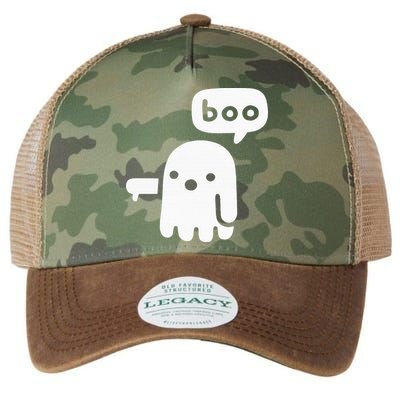 Chunky Ghost Of Disapproval Boo Halloween Legacy Tie Dye Trucker Hat