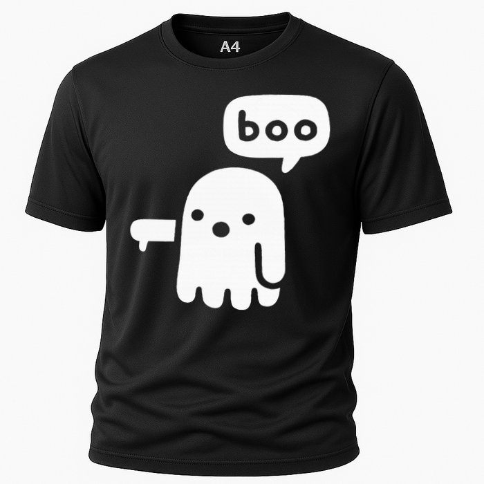 Chunky Ghost Of Disapproval Boo Halloween Cooling Performance Crew T-Shirt