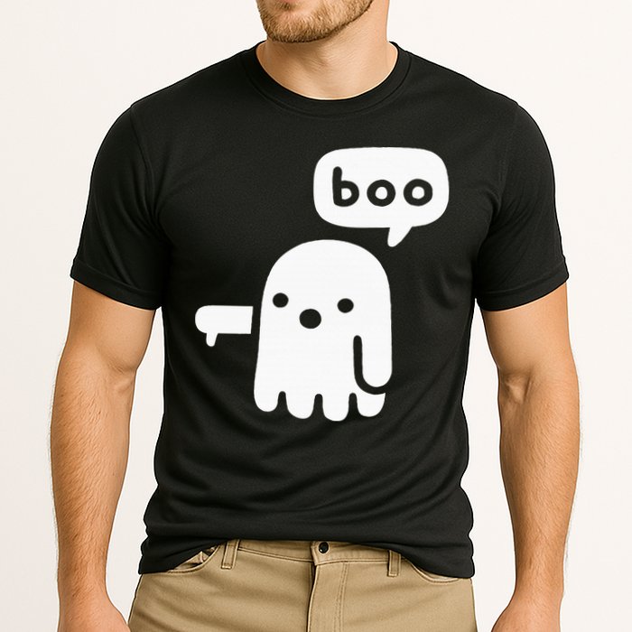 Chunky Ghost Of Disapproval Boo Halloween Cooling Performance Crew T-Shirt