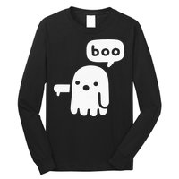 Chunky Ghost Of Disapproval Boo Halloween Long Sleeve Shirt