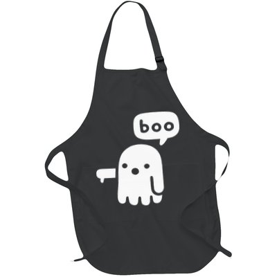 Chunky Ghost Of Disapproval Boo Halloween Apron