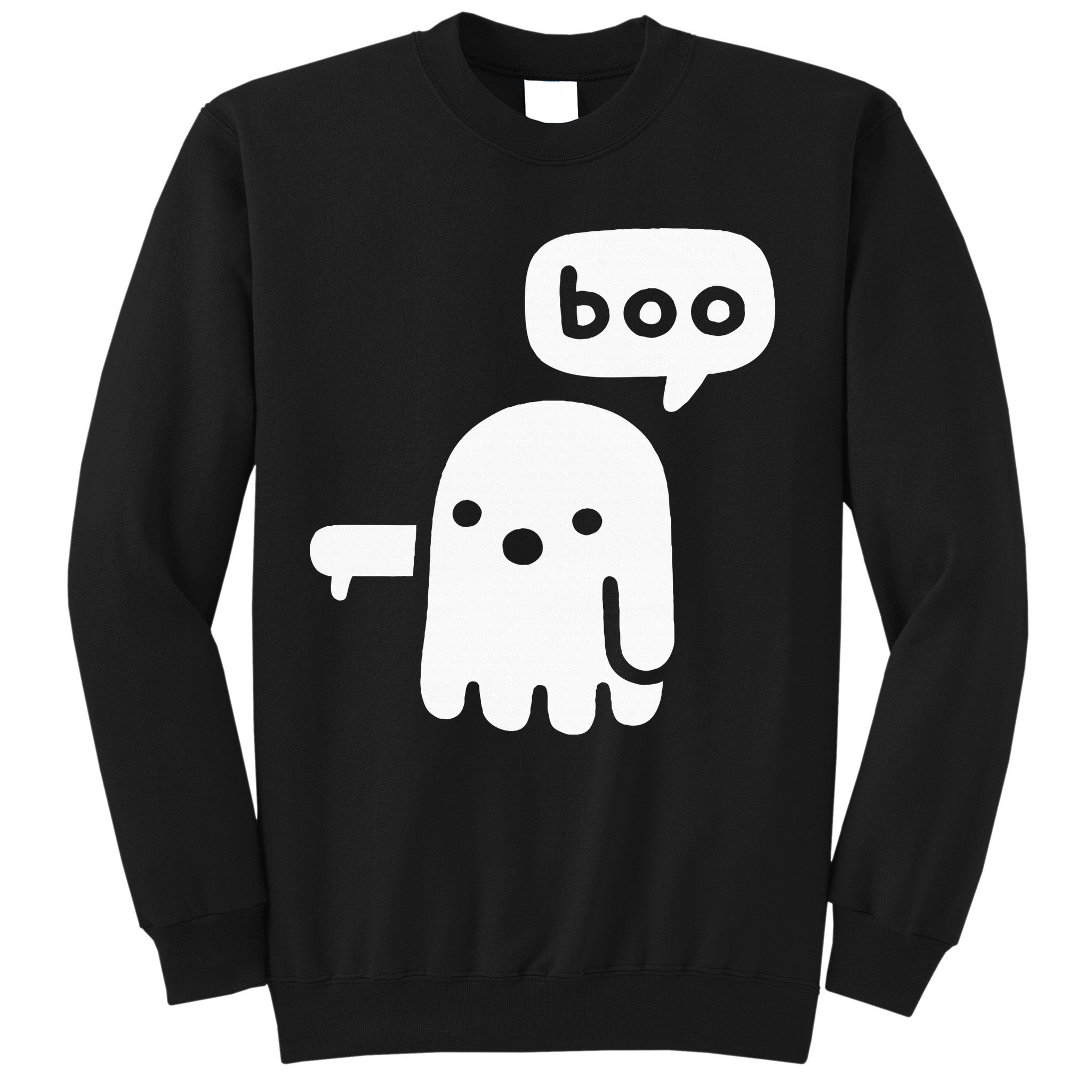 Chunky Ghost Of Disapproval Boo Halloween Sweatshirt