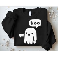 Chunky Ghost Of Disapproval Boo Halloween Sweatshirt