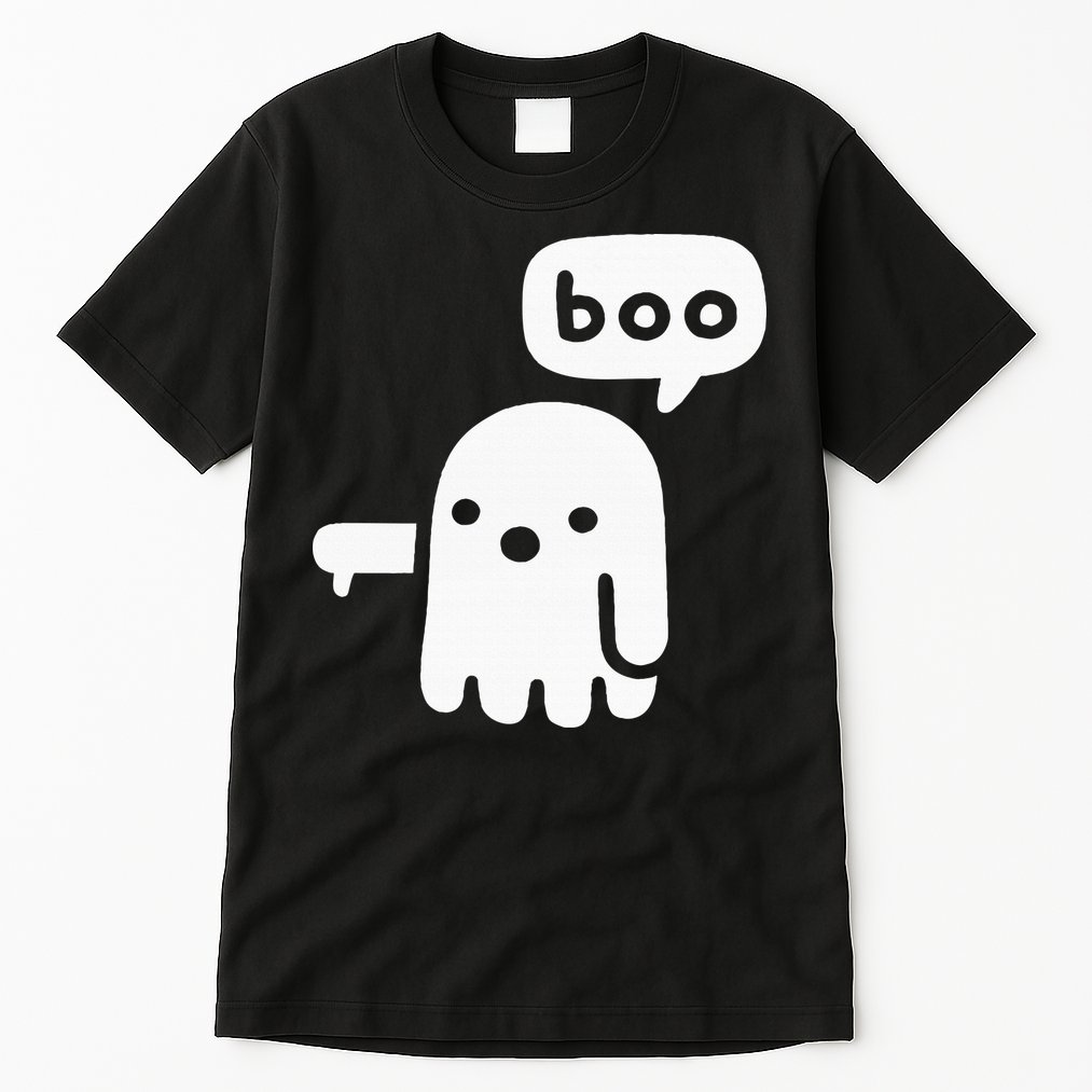 Chunky Ghost Of Disapproval Boo Halloween Tall T-Shirt