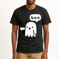 Chunky Ghost Of Disapproval Boo Halloween Tall T-Shirt