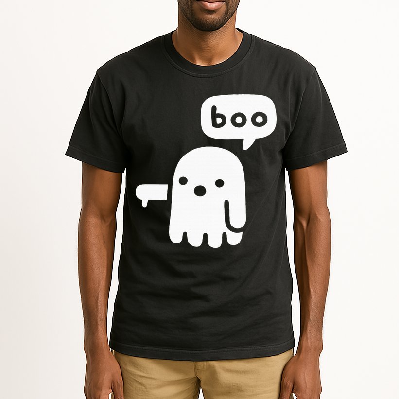 Chunky Ghost Of Disapproval Boo Halloween Tall T-Shirt