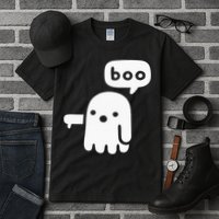 Chunky Ghost Of Disapproval Boo Halloween Tall T-Shirt