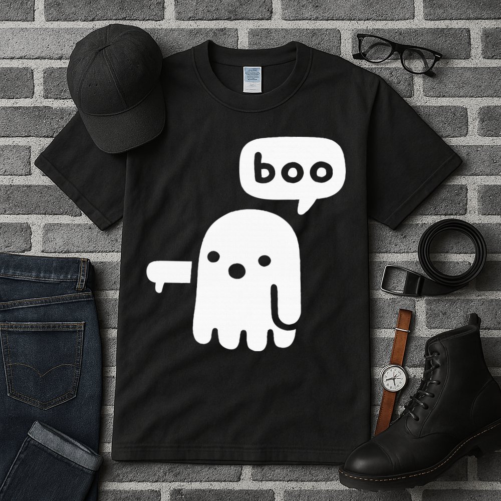 Chunky Ghost Of Disapproval Boo Halloween Tall T-Shirt