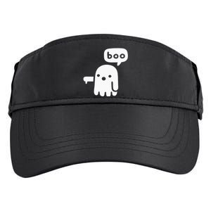 Chunky Ghost Of Disapproval Boo Halloween Adult Drive Performance Visor