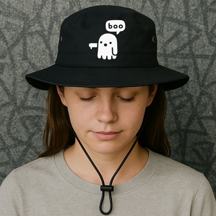 Chunky Ghost Of Disapproval Boo Halloween Bucket Hat