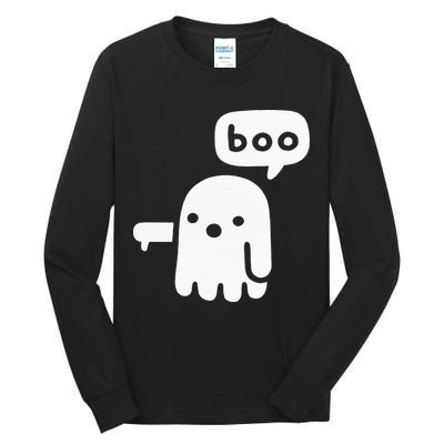 Chunky Ghost Of Disapproval Boo Halloween Tall Long Sleeve T-Shirt