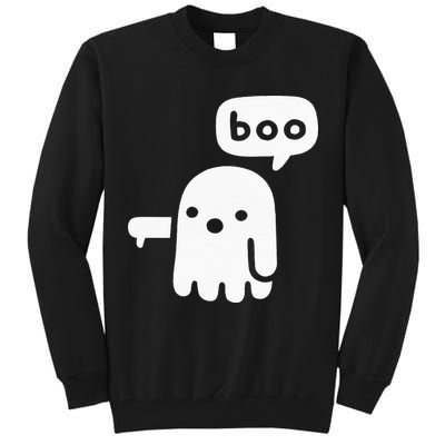 Chunky Ghost Of Disapproval Boo Halloween Tall Sweatshirt