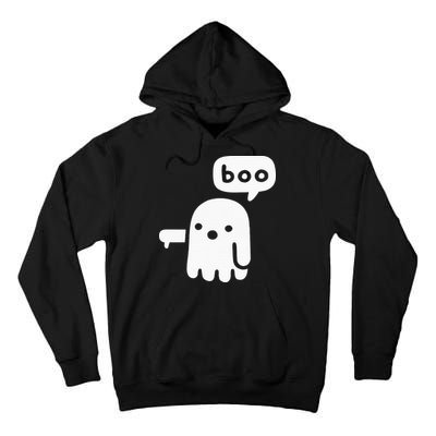 Chunky Ghost Of Disapproval Boo Halloween Tall Hoodie