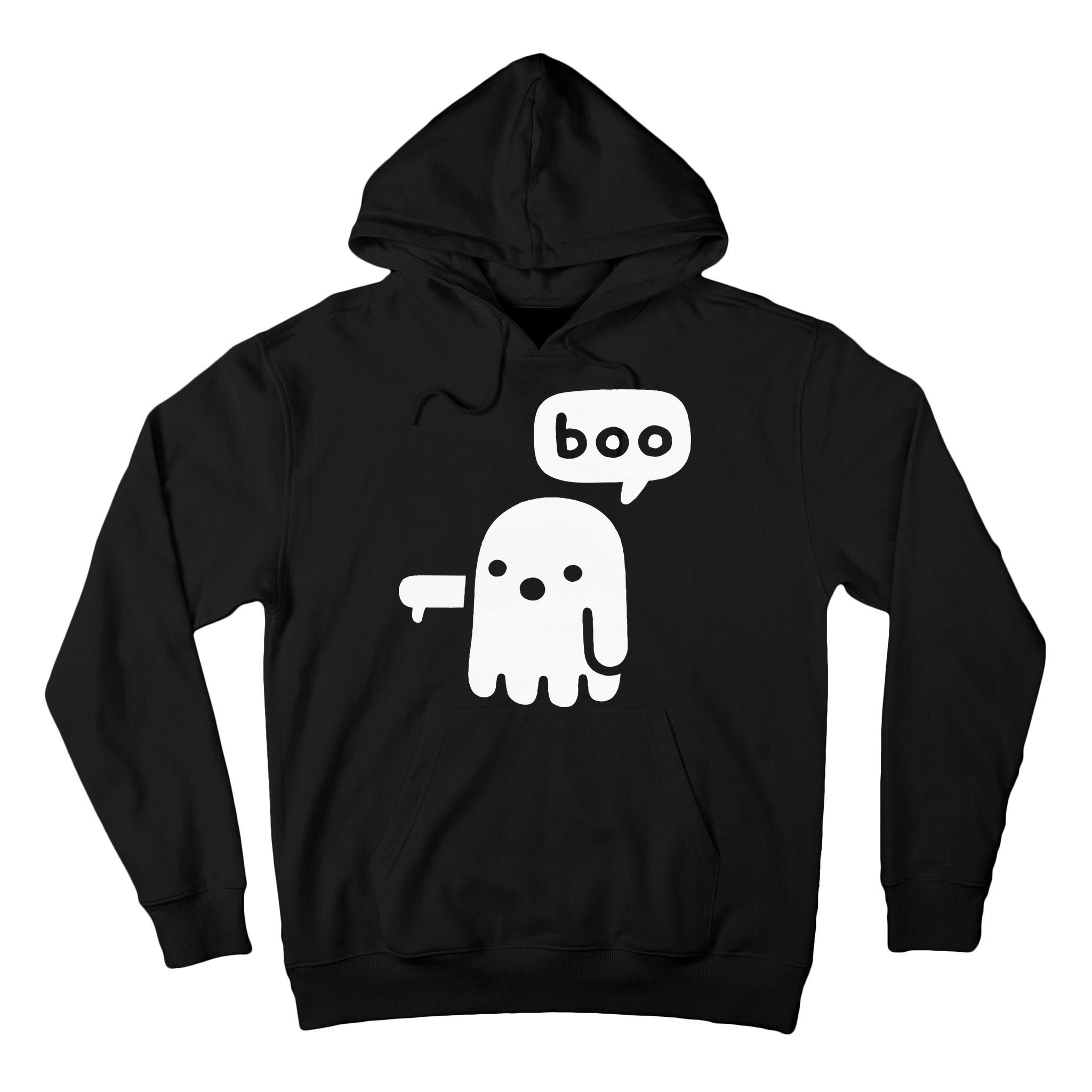 Chunky Ghost Of Disapproval Boo Halloween Tall Hoodie