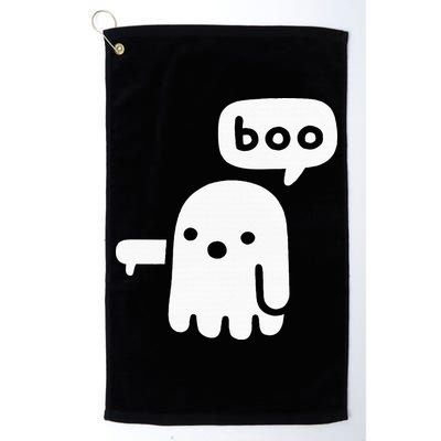 Chunky Ghost Of Disapproval Boo Halloween Golf Towel