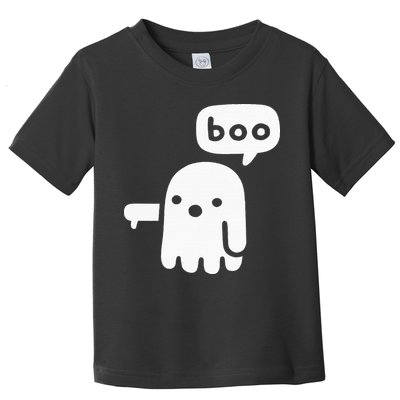 Chunky Ghost Of Disapproval Boo Halloween Toddler T-Shirt