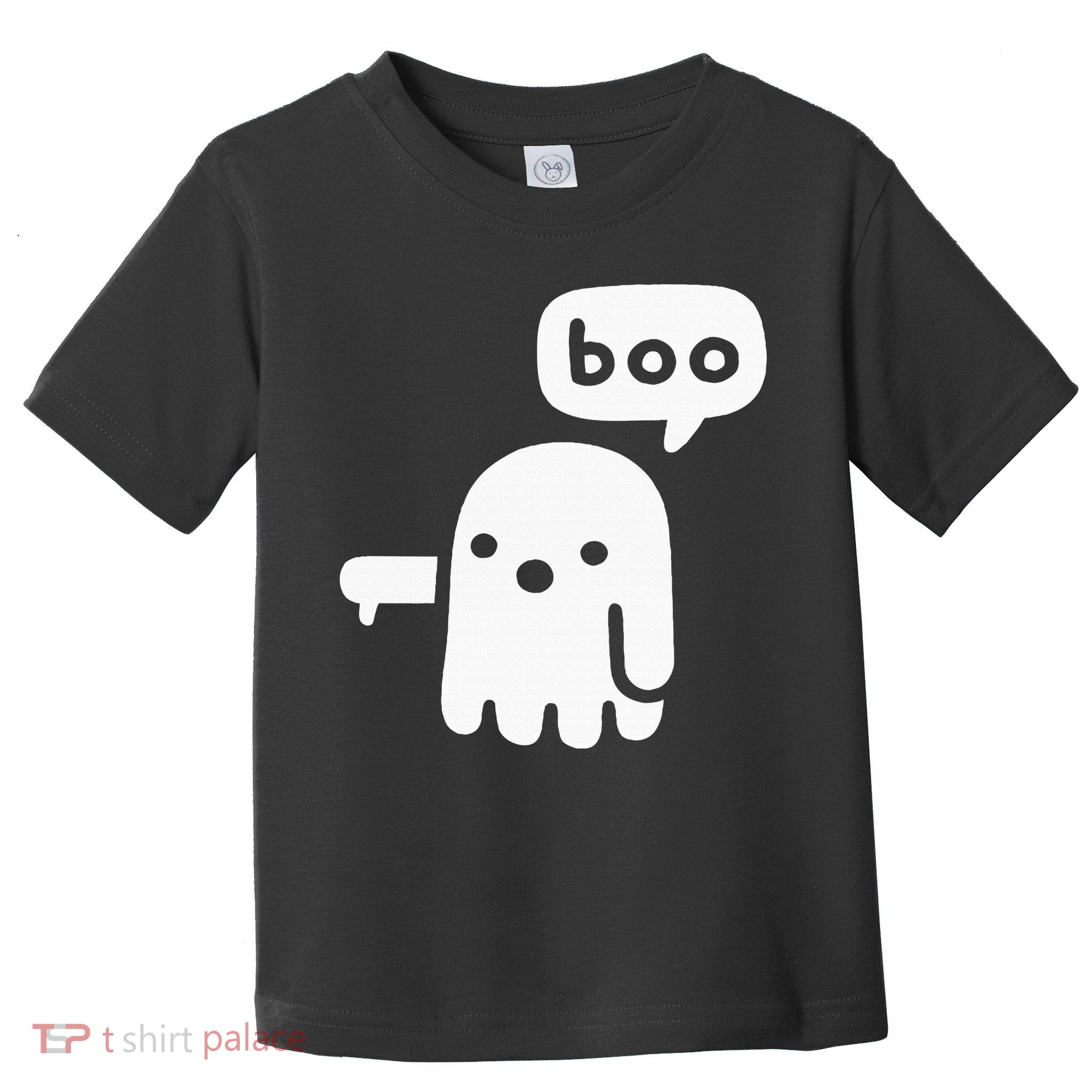 Chunky Ghost Of Disapproval Boo Halloween Toddler T-Shirt