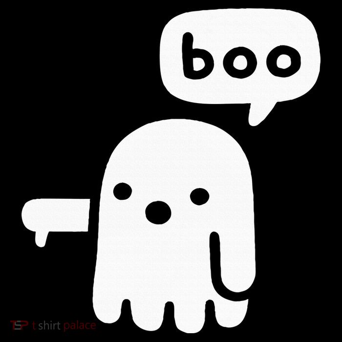 Chunky Ghost Of Disapproval Boo Halloween Toddler T-Shirt