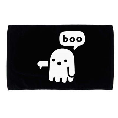Chunky Ghost Of Disapproval Boo Halloween Microfiber Hand Towel