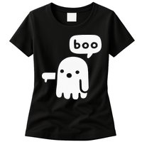 Chunky Ghost Of Disapproval Boo Halloween Womens T-Shirt