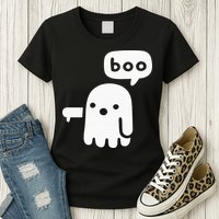 Chunky Ghost Of Disapproval Boo Halloween Womens T-Shirt