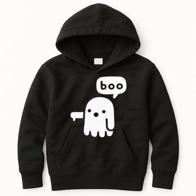 Chunky Ghost Of Disapproval Boo Halloween Kids Hoodie
