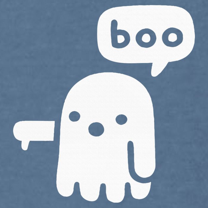 Chunky Ghost Of Disapproval Boo Halloween Garment-Dyed Sweatshirt