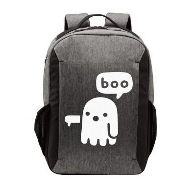 Chunky Ghost Of Disapproval Boo Halloween Vector Backpack