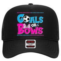 Cute Goals Or Bows Baby Gender Reveal Trucker Hat
