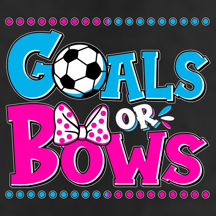 Cute Goals Or Bows Baby Gender Reveal Trucker Hat