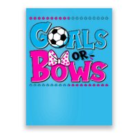 Cute Goals Or Bows Baby Gender Reveal Poster