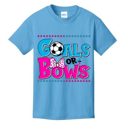 Cute Goals Or Bows Baby Gender Reveal Kids T-Shirt